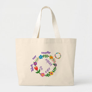 Work ever smarter, Be ever kinder (© Mi Large Tote Bag