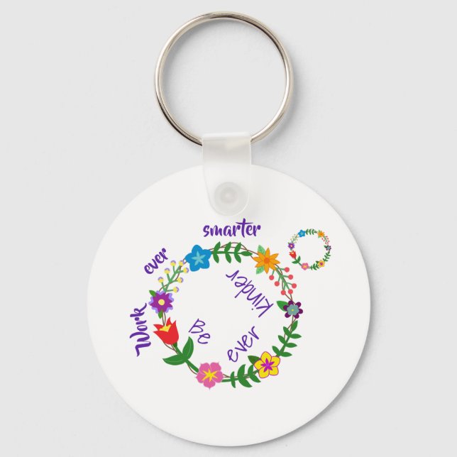 Work ever smarter, Be ever kinder (© Mira) Keychain (Front)