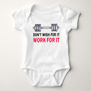Work For It Baby Bodysuit