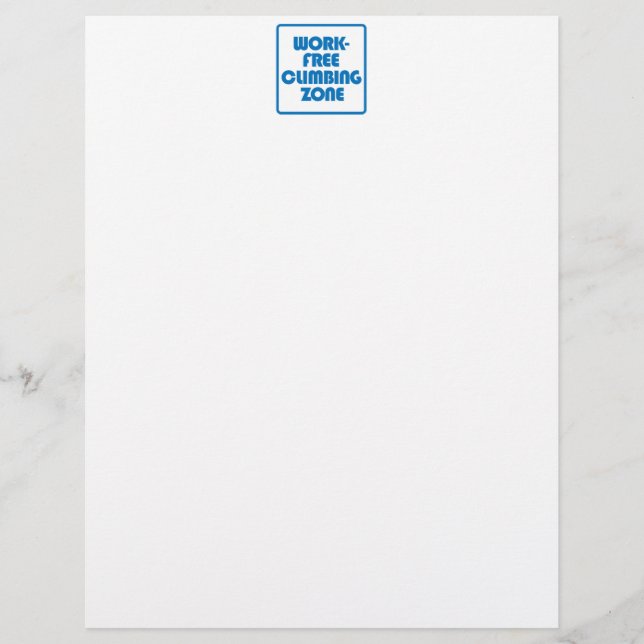 Work Free Climbing Zone (Front)