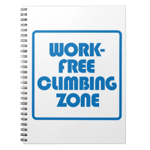 Work Free Climbing Zone Notebook