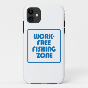 Work Free Fishing Zone Case-Mate iPhone Case