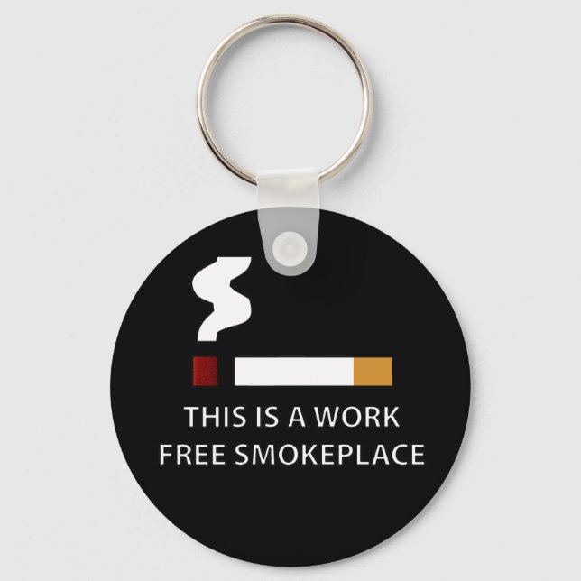 Work Free Smokeplace Keychain (Front)