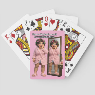 Work from Home Humour Playing Cards