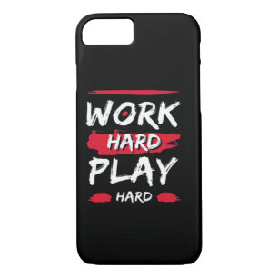 Work Hard And Play Hard Premium Case-Mate iPhone Case