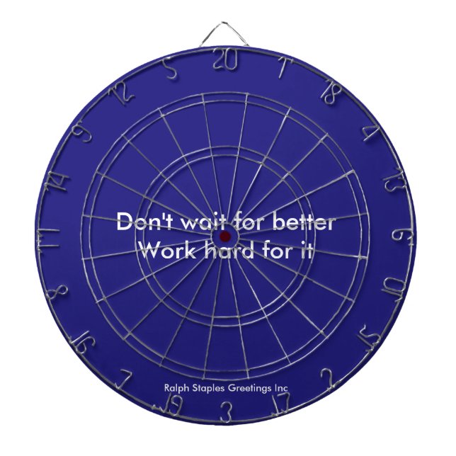 Work Hard Dartboard (Front)