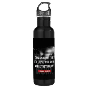 Work Hard - Dreams Come True - Gym Motivational 710 Ml Water Bottle