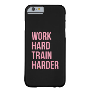 Work Hard Fitness Motivational Quote iPhone 6 Case