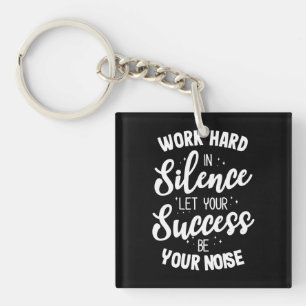 Work Hard Keychain