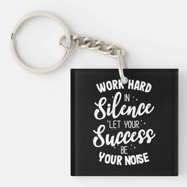 Work Hard Keychain (Front)