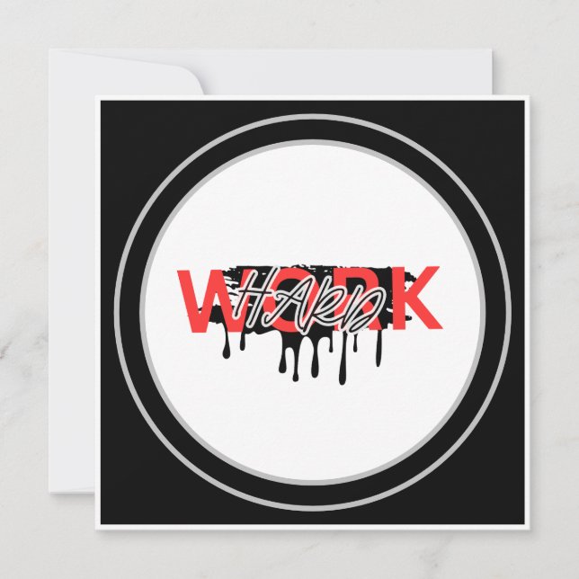 Work Hard Motivational  (Front)