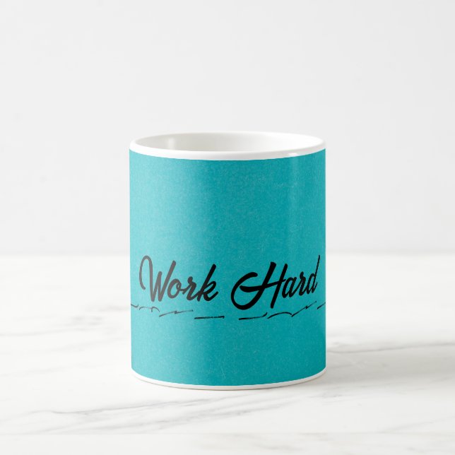 Work hard mug (Center)