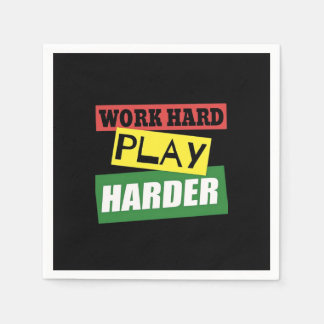 Work Hard Play Hard Essential Trend Napkin