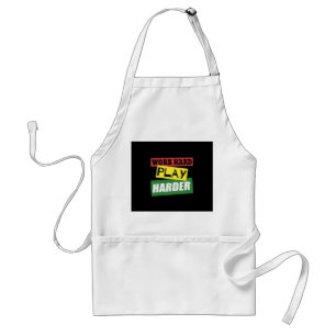 Work Hard Play Hard Essential Trend Standard Apron