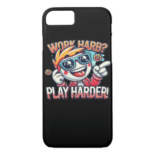 Work Hard Play Hard Essential Viral Case-Mate iPhone Case