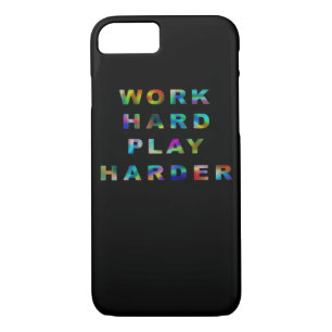 Work Hard Play so Hard Classic Case-Mate iPhone Case
