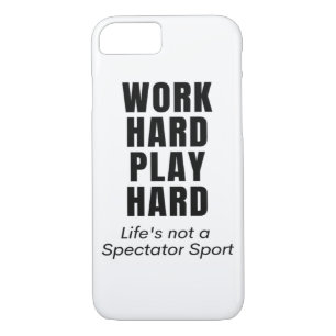 Work Hard Play So Hard Classic Case-Mate iPhone Case