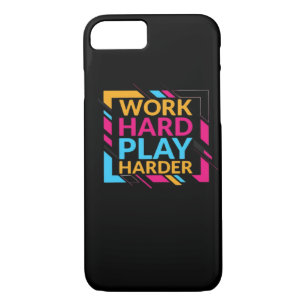 Work Hard Play so Hard Classic Case-Mate iPhone Case