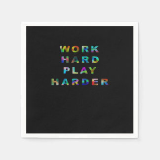 Work Hard Play so Hard Classic Napkin