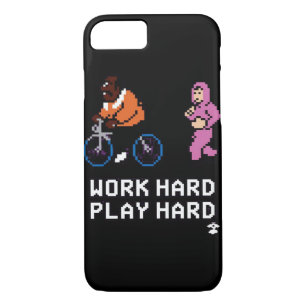 Work Hard Play so Hard - Cloud Nine Classic Case-Mate iPhone Case