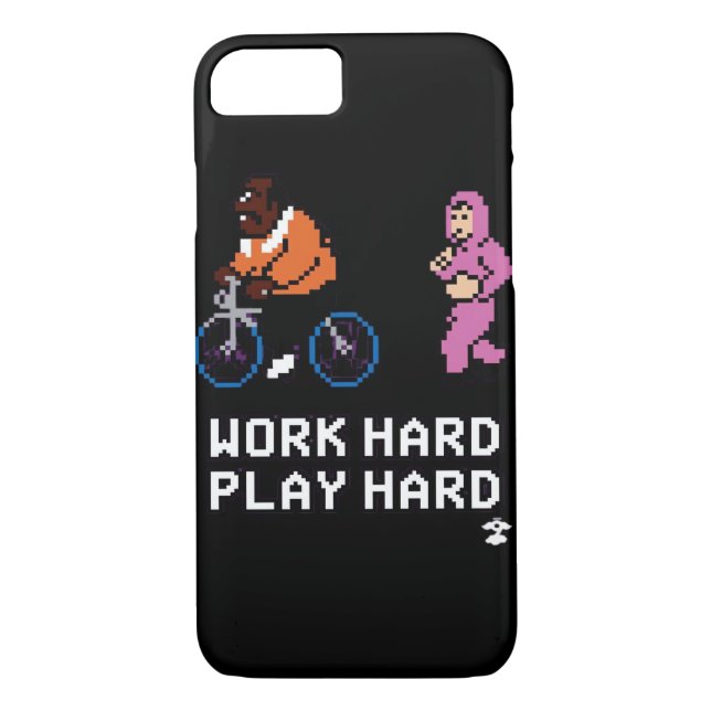 Work Hard Play so Hard - Cloud Nine Classic Case-Mate iPhone Case (Back)