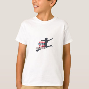 Work Hard Play So Hard Female Soccer Player Classi T-Shirt