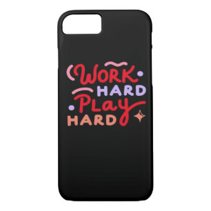 Work Hard, Play So Hard Funny Labor Day Case-Mate iPhone Case