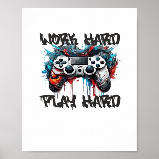 Work Hard, Play So Hard - Labour Day  Poster (Front)