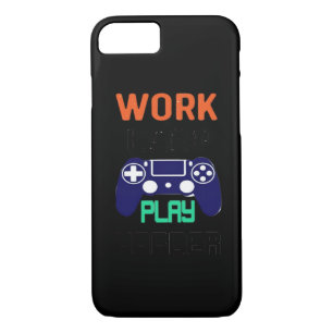 Work Hard, Play So Hard Relaxed Fit  Case-Mate iPhone Case