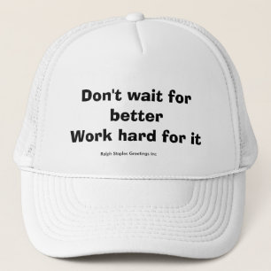 Work Hard Trucker Hat