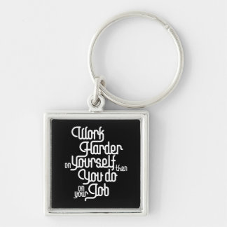 Work Harder On Yourself - Law Of Attraction Keychain