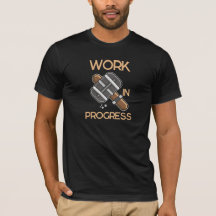 Work in Progress Hammer Tee - Editable Text