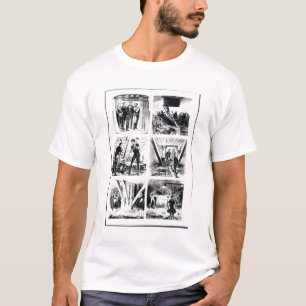 Work inside the caissons, constucting Brooklyn Bri T-Shirt