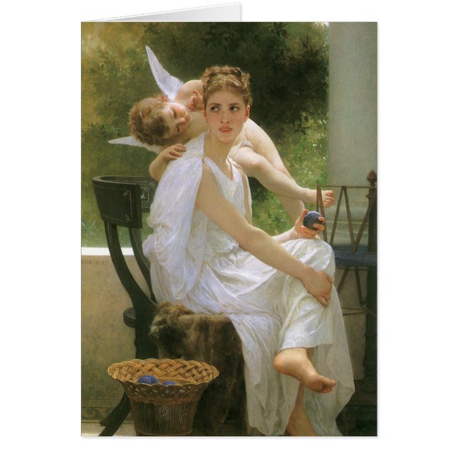 Work Interrupted by Bouguereau, Angel Portrait (Front)