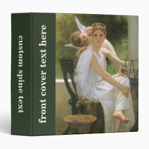 Work Interrupted by Bouguereau, Angel Portrait Binder