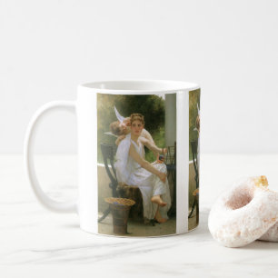 Work Interrupted by Bouguereau, Angel Portrait Coffee Mug