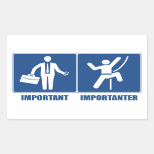 Work Is Important, Climbing Is Importanter Sticker