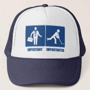Work Is Important, Hockey Is Importanter Trucker Hat