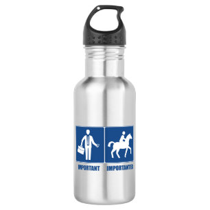 Work Is Important, Horseback Riding Is Importanter 532 Ml Water Bottle