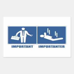 Work Is Important, Sky Diving Is Importanter Sticker