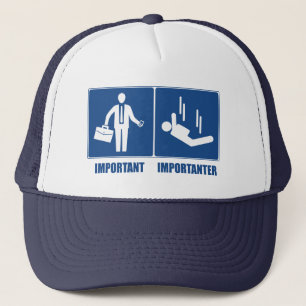 Work Is Important, Sky Diving Is Importanter Trucker Hat