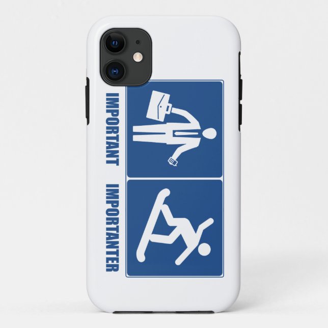 Work Is Important, Snowboarding Is Importanter Case-Mate iPhone Case (Back)