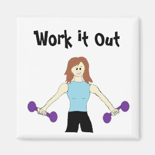 Work it Out Weight Lifting Magnet