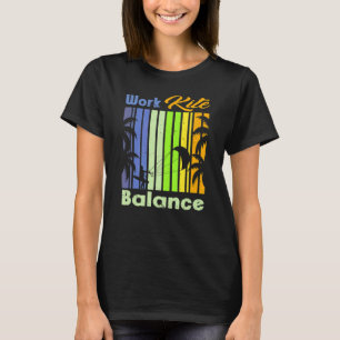 Work Kite Balance Lifestyle Vintage Work Life T-Shirt