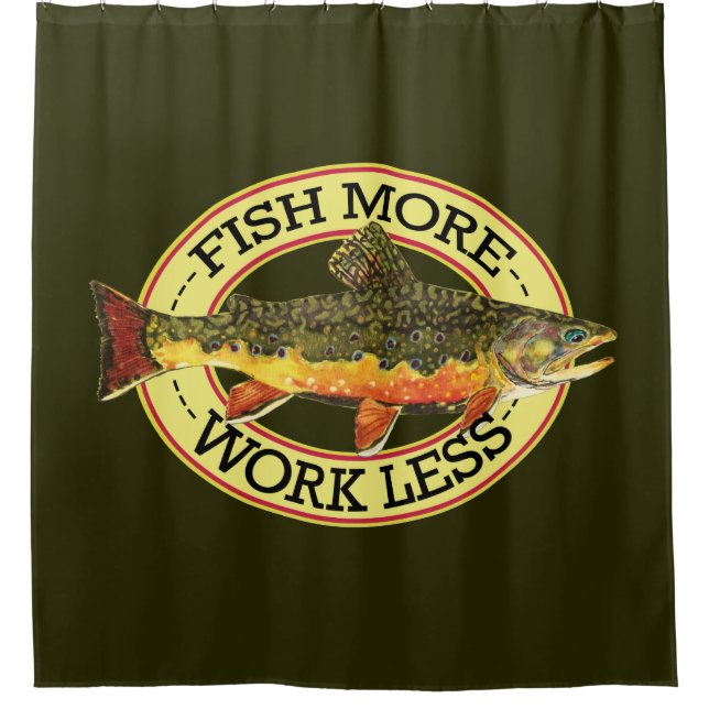 Work Less - Fish More (Front)