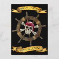 Work Like a Captain Party Like a Pirate