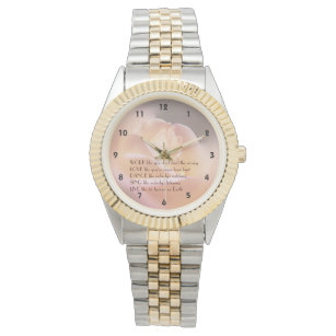 Work Love Dance Soft Rose Inspirational Quote   Watch