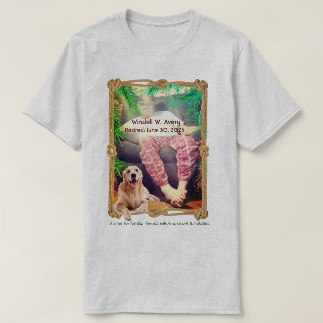 Work Notice/ Retiring Fun T-Shirt (Design Front)