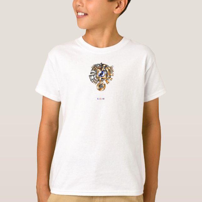 Work Number 00017 "The Amplifier of Hope From Dark T-Shirt (Front)