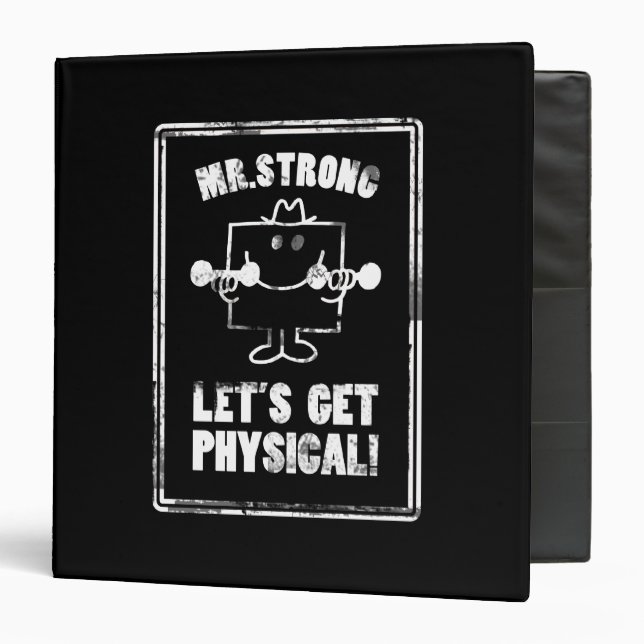 Work Out With Mr. Strong Binder (Front/Inside)